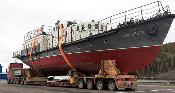 Перевозка катеров и яхт по всему Крыму и Севастополю