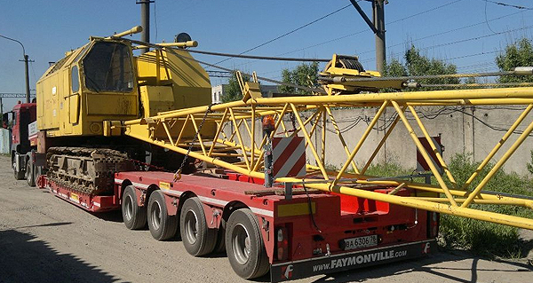 Перевозка крана в Крыму фото